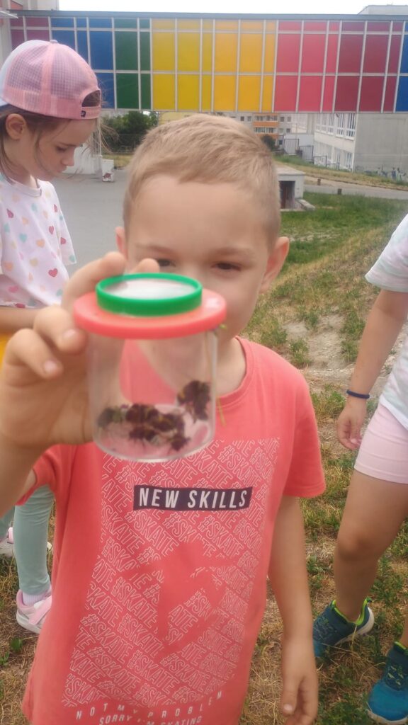 Vďaka špeciálnym odchytávacím krabičkám si každé dieťa mohlo preskúmať svoj úlovok a potom ho bezpečne vypustiť na slobodu.
